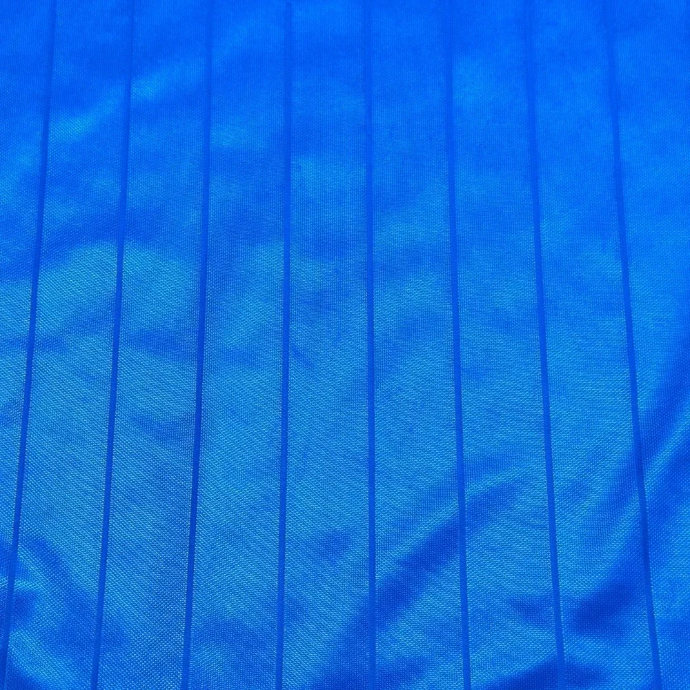 Nike Shirt XL Blue Striped Short Sleeve Athletic‎ Jersey Tonal Vertical Stripes